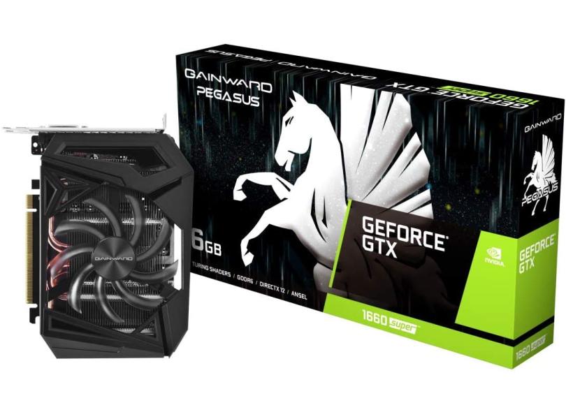 Placa de Video NVIDIA GeForce GTX 1660 Super 6.0 GB GDDR6 192 Bits Gainward Pegasus NE6166S018J9-161F