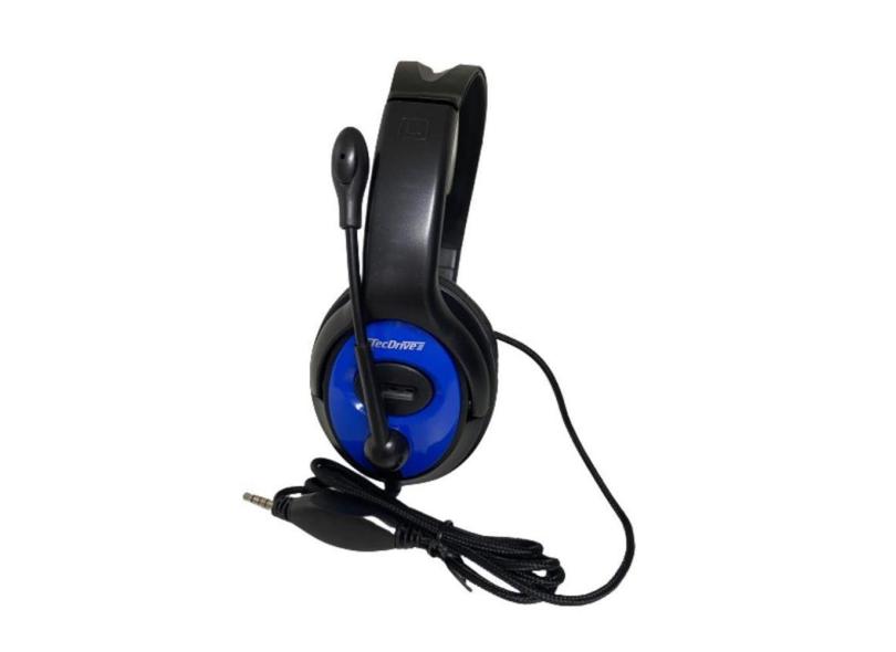 Fone Headset Gamer Tec Drive Azul F-8