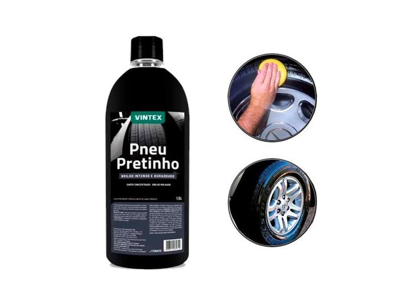 Pneu Pretinho Brilho Intenso Abrilhantador Vintex Vonixx 1.5L