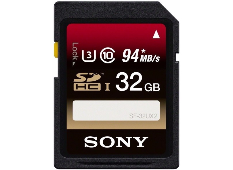 Cartão de Memória SDHC Sony 32 GB SF-32UX2