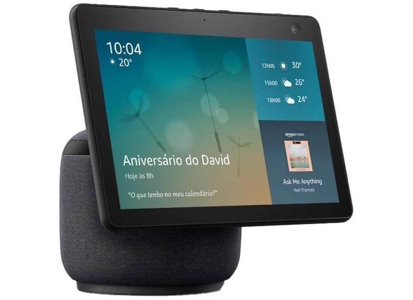Smart Speaker Amazon Echo Show 10 (3ª geração) com Display HD de 10,1" e Alexa – Preta