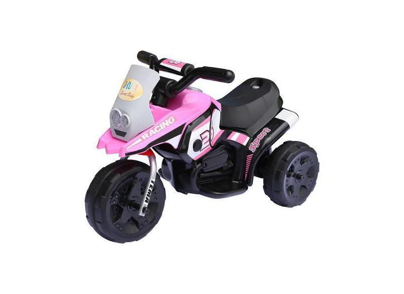 Mini Triciclo Elétrico G204 Infantil Rosa Bel Brink