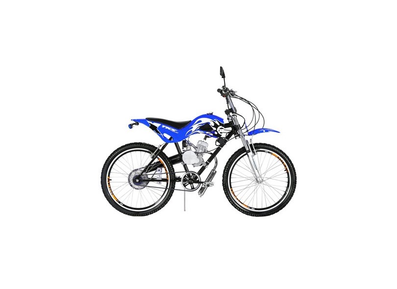 Bicicleta Motorizada Track & Bikes TKX-240 Azul Não possui Marcha
