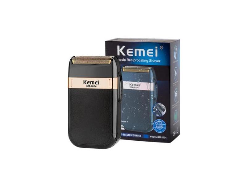 Kit Barbeador Elétrico Kemei Km2024 + Acessórios - Kemei 2024