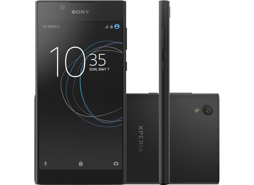 Smartphone Sony Xperia L1 16GB 2 Chips Android 7.0 (Nougat) 3G 4G Wi-Fi