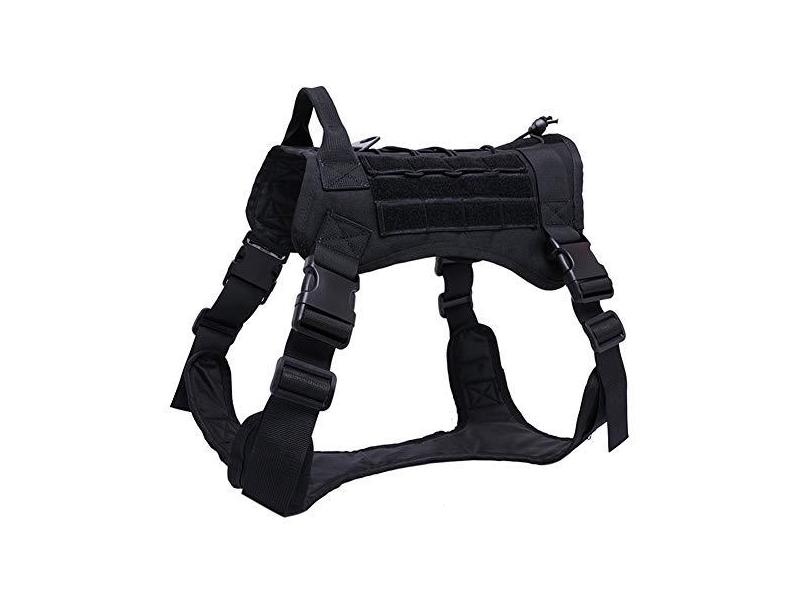 Colete Tático Motusamare Para Cães - Molle Ajustável Militar