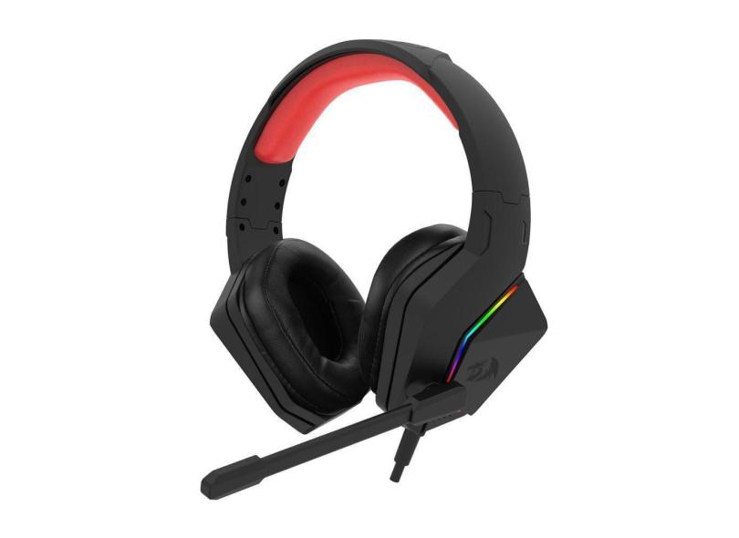 Headset Gamer Redragon Paris RGB 7.1 Driver 50mm Preto - H390-RGB