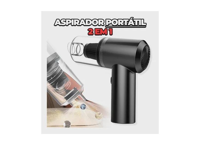 Aspirador De Pó Portátil Sem Fio Bateria 120w Nf Garantia