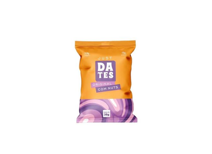 Barra de Proteína Just Original com Nuts Sem Açúcar Let's Dates 38g
