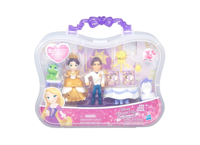 Boneca Princesas Disney Mini Cenário Princesa Rapunzel Hasbro