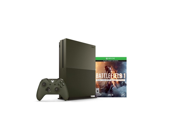 Console Xbox One S 1 TB Microsoft Battlefield 1 4K HDR