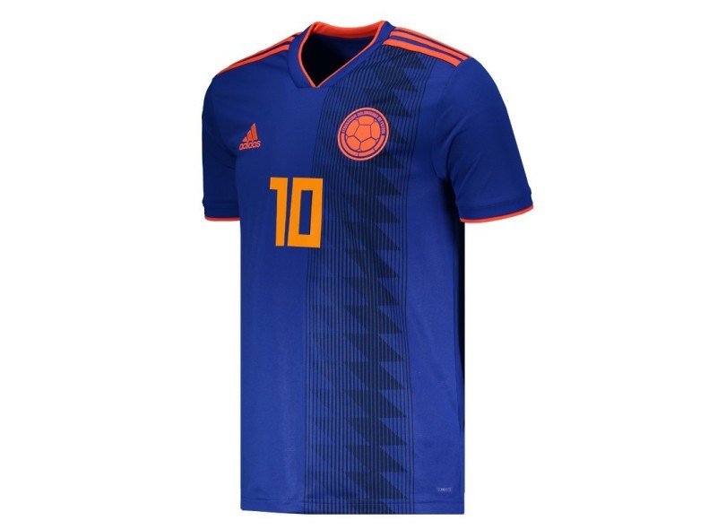 Camisa Torcedor Colômbia II 2018/19 sem Número Adidas