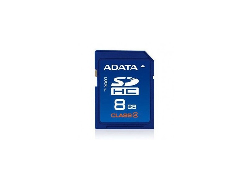 Cartão de Memória SDHC Adata 8 GB