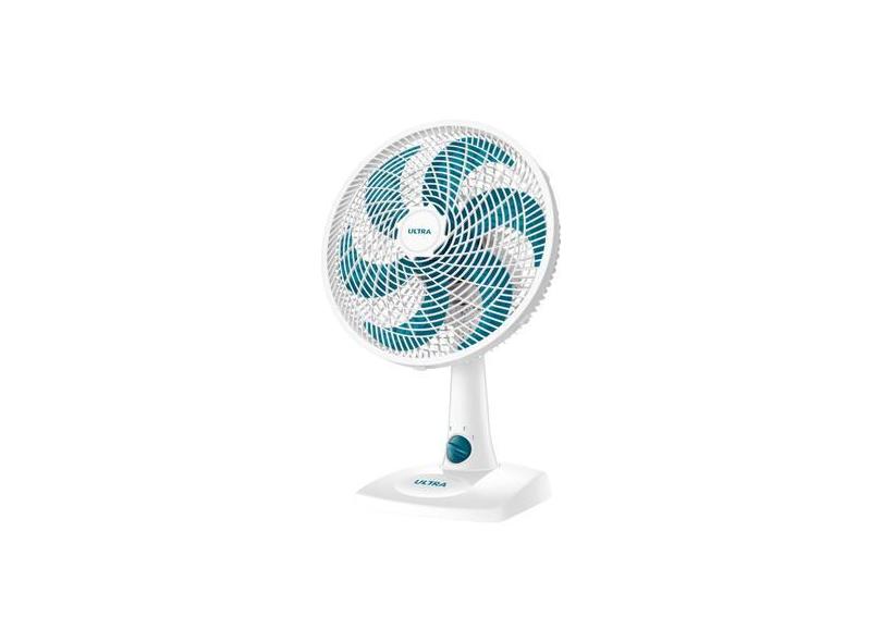 Ventilador De Mesa Ultra V-Ut-30-01 30cm 6 Pás 3 Velocidades Branco E
