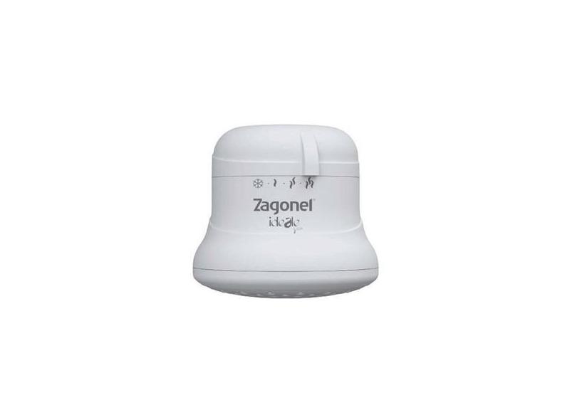 Chuveiro Multitemperatura Zagonel Ideale Plus 4 Temp 5500W 127V Branca