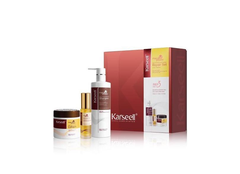 Conjunto de tratamento capilar Karseell Collagen Deep Repair para cabe