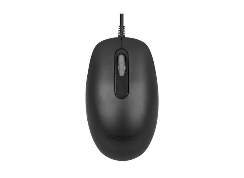 MOUSE USB SOFT 1200DPI SILENT CLICK - CABO 2 METROS - MSSC01