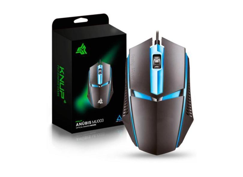 Mouse Gamer Barato Led Knup 1200dpi 3 Botões