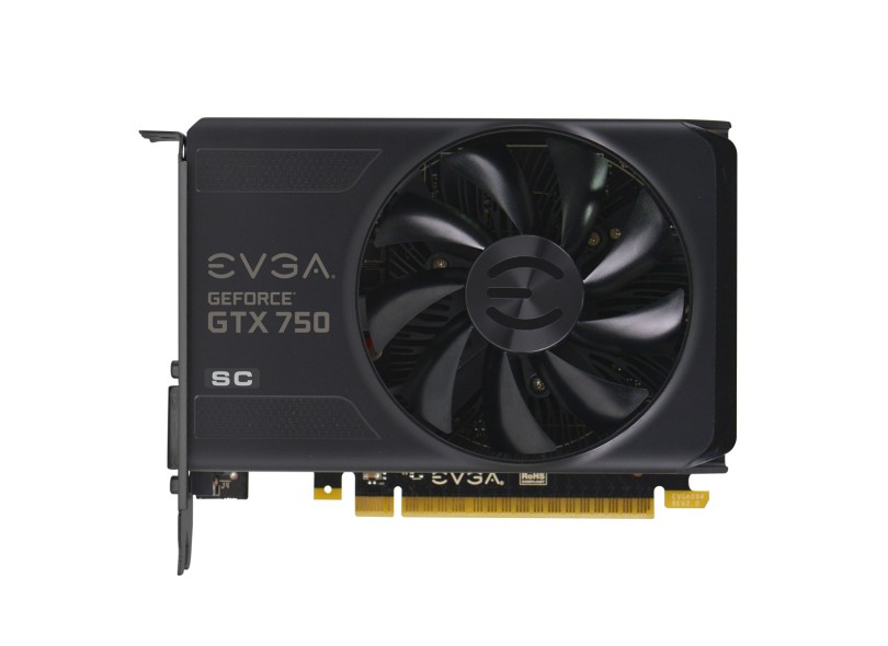 Placa de Video NVIDIA GeForce TX 750 2 GB DDR5 128 Bits EVGA 02G-P4-2754-KR