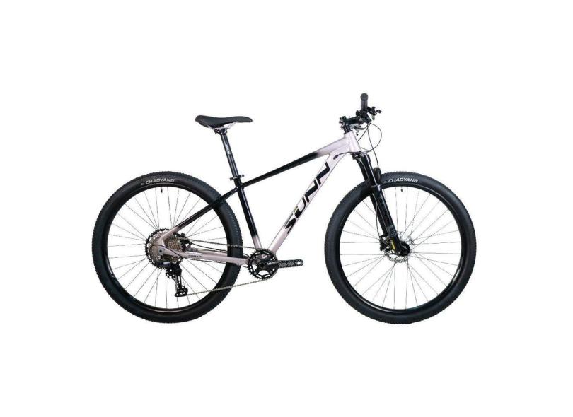 Bicicleta Aro 29 Tam 15.5 Marca Sunn Modelo Pantai 12v Com Shimano Deore E Suspensão A Ar De 100mm