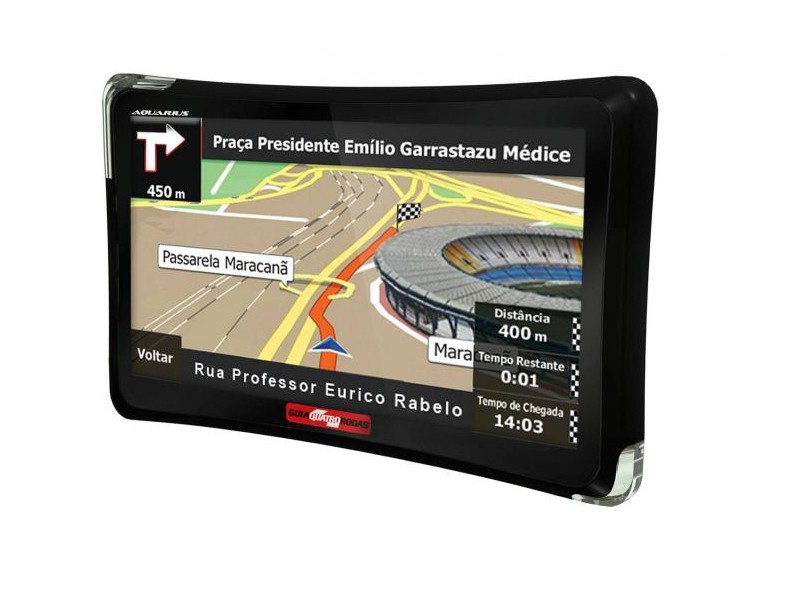 GPS Automotivo Aquarius Guia Quatro Rodas MTC4761 7 "