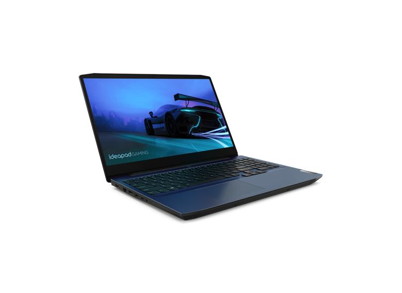 Notebook Gamer Lenovo IdeaPad Intel Core i7 10750H 10ª Geração 8GB de RAM Híbrido SSD 256 GB 15,6" Full HD GeForce GTX 1650 Windows 10 Gaming 3i