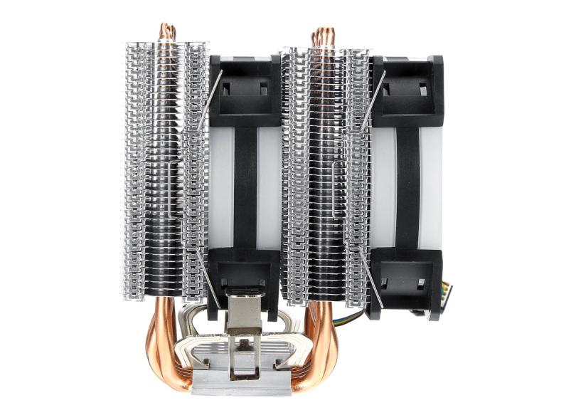 Cpu Cooler 6 Heatpipe 4 Pinos rgb 2x Ventilador Para Intel 775/1150 ...