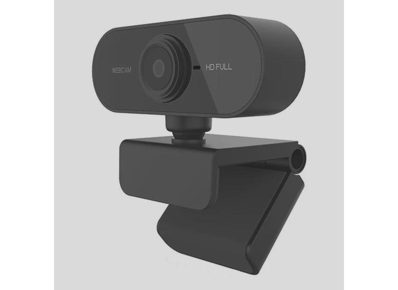 Webcam Full Hd 1080P Com Microfone Usb 2.0