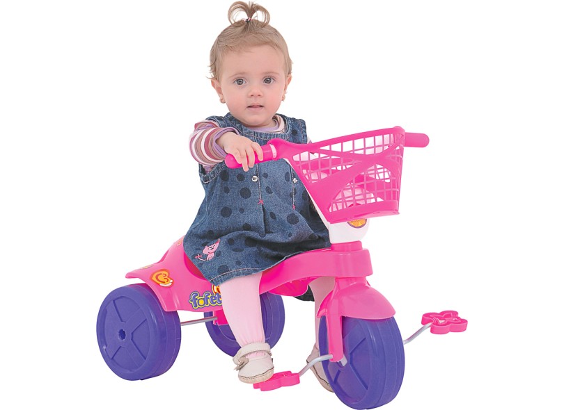 Motoca Triciclo Festa Bebê Cestinha com o Melhor Preço é no Zoom
