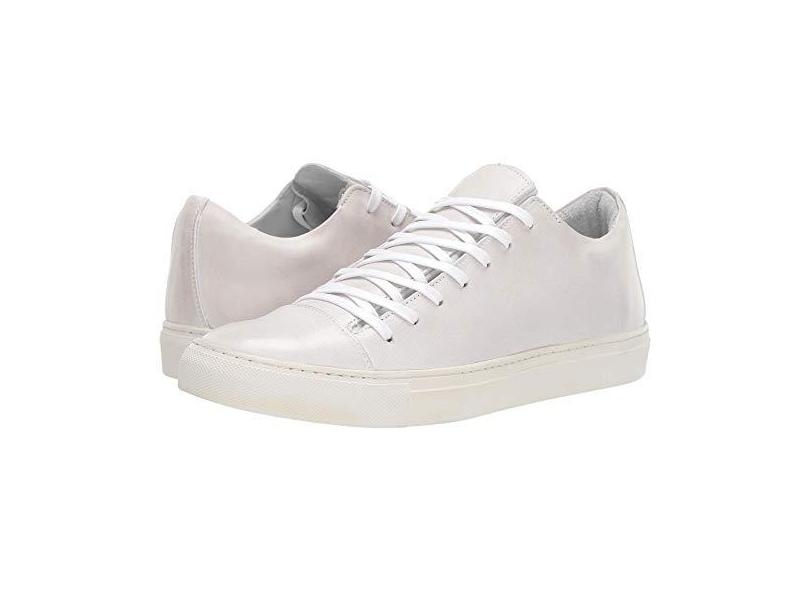 John Varvatos Tênis masculino Reed cano baixo, Branco, 41