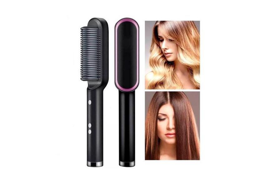 Escova 3 Em 1 Secadora Alisa Cabelo Rápido Turbo 110/220V - Correia
