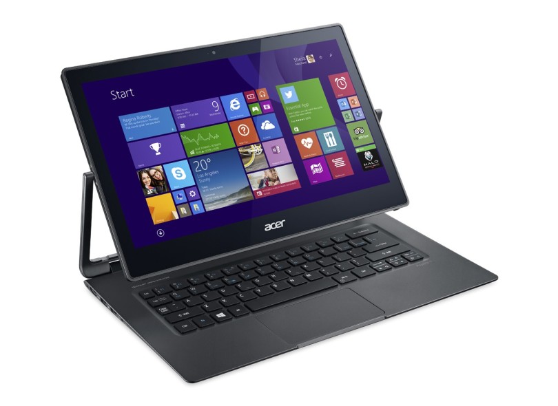 Notebook Conversível Acer Aspire R Intel Core i7 5500U 8 GB de RAM SSD 256 GB LED 13.3 " Touchscreen 5500 Windows 8.1 R7-371T-76UV