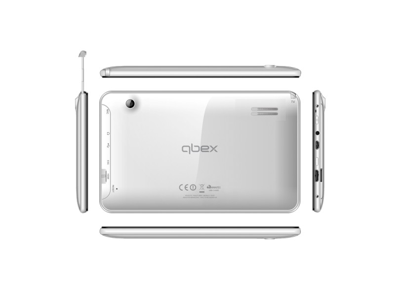 Tablet Qbex 8.0 GB LCD 7 " Android 4.4 (Kit Kat) Tx780