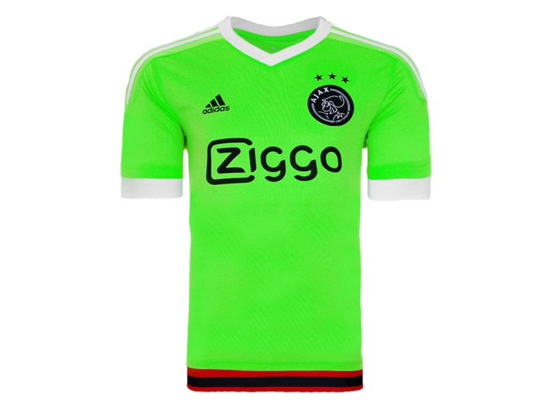Camisa Jogo Ajax II 2015/16 com nome e número Adidas