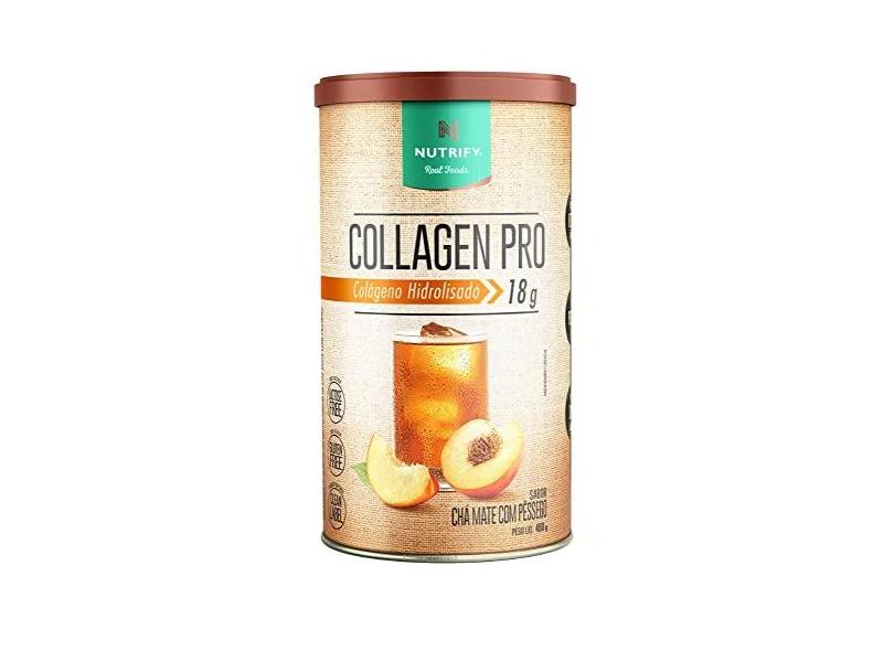Collagen Pro Chá Mate com Pêssego Nutrify 450g
