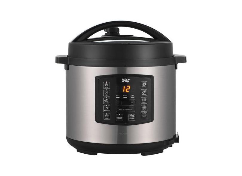 Panela De Pressão Elétrica Wap Wppe1 6l 1000w - Inox WPPE1