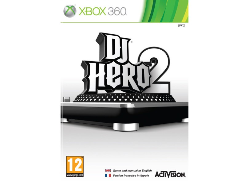 Jogo DJ Hero 2 c/ Toca-Disco Activision Xbox 360