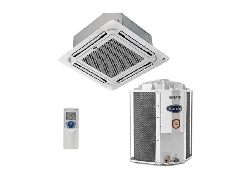 Split Cassete 4 Vias Midea Inverter 36 000 btu h So Frio R32 220V 1f