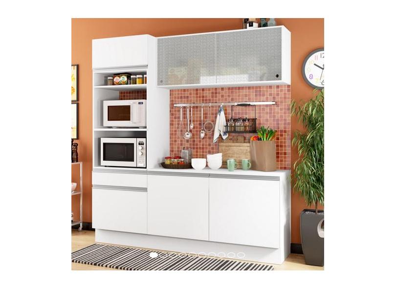 Cozinha Compacta 6 Portas 1 Gaveta para Micro-ondas / Forno Topazio Madesa