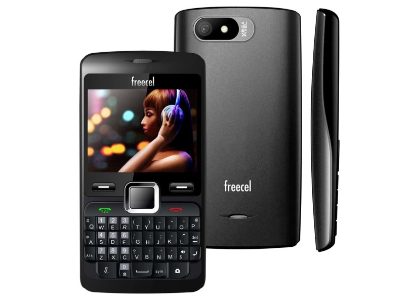 Celular Freecel Free Style Câmera 0.3 Megapixels Desbloqueado 3 Chips Wi-Fi