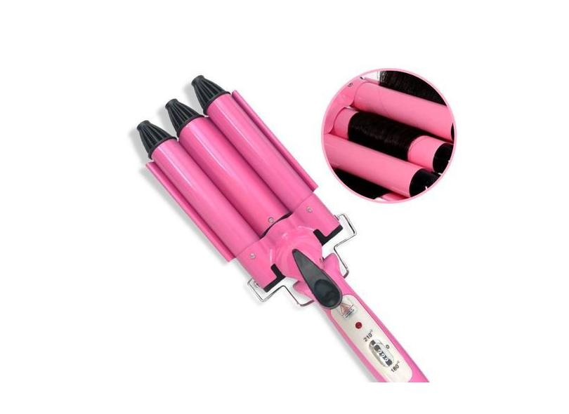 Chapinha Triondas Rosa Bivolt 25mm Profissional para Cabelos Liso - BI