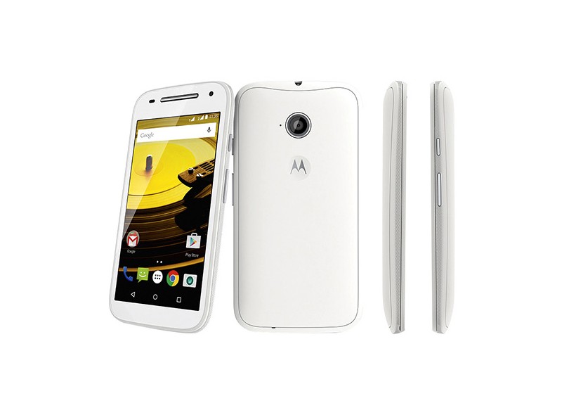 Smartphone Motorola Novo Moto E 2ª Geração Colors XT1514 5,0 MP 2 Chips 16GB Android 5.0 (Lollipop) 4G 3G Wi-Fi