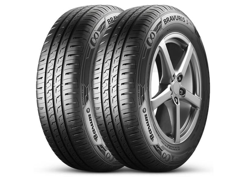 Kit 2 Pneu Aro 16 185/55R16 Barum By Continental Bravuris