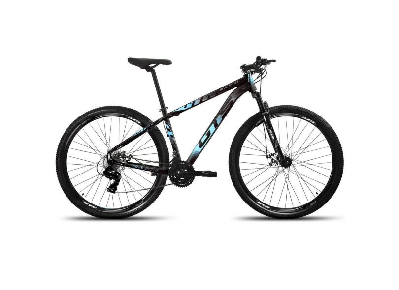 Bicicleta Aro 29 Gts Rapid 24 Marchas Freio a Disco-Unissex