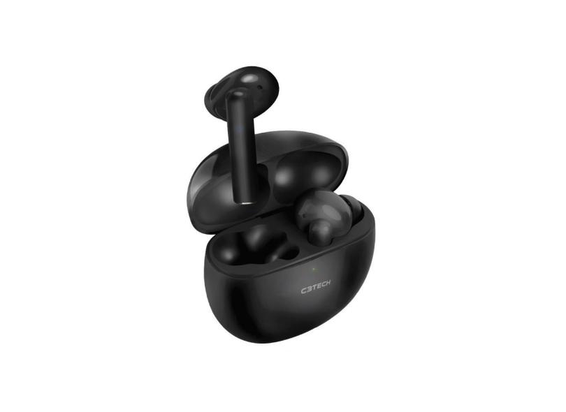 Fone De Ouvido Bluetooth C3Tech EP-TWS-60BK Preto