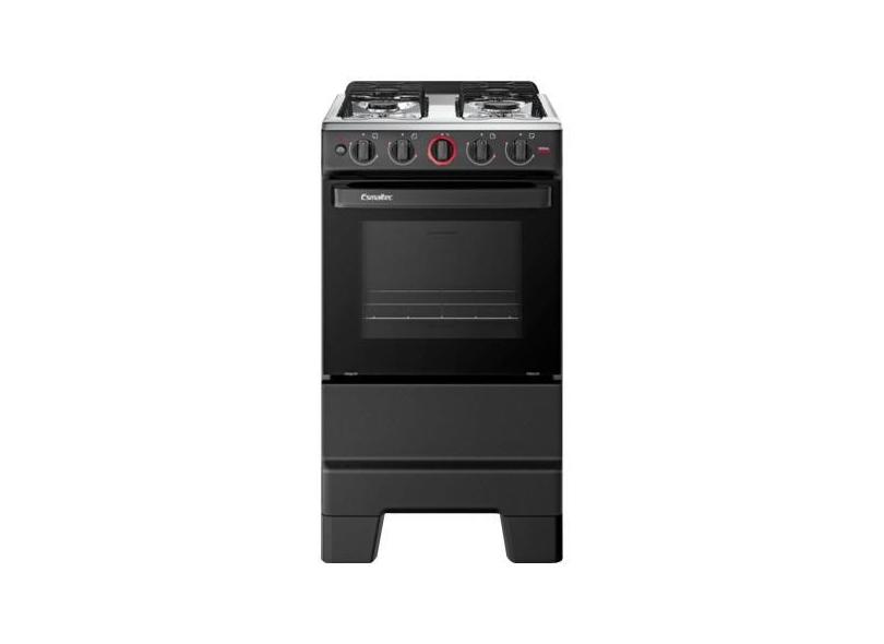 Fogão de Piso 4 Bocas Esmaltec Ideal Super F4IAP  Mesa em Aço Inox, Ac