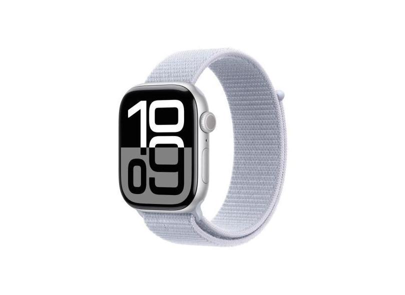 Apple Watch Series 10 GPS + Cellular  Caixa prateada de alumínio  46 m