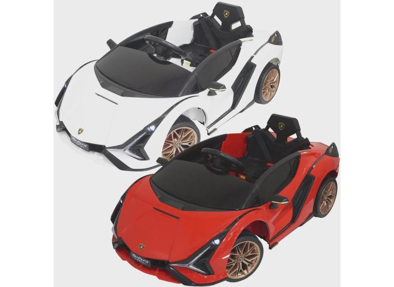 Mini Carro Elétrico Infantil Criança 6V Lamborghini Sián Controle Remoto Brinqway BW-181