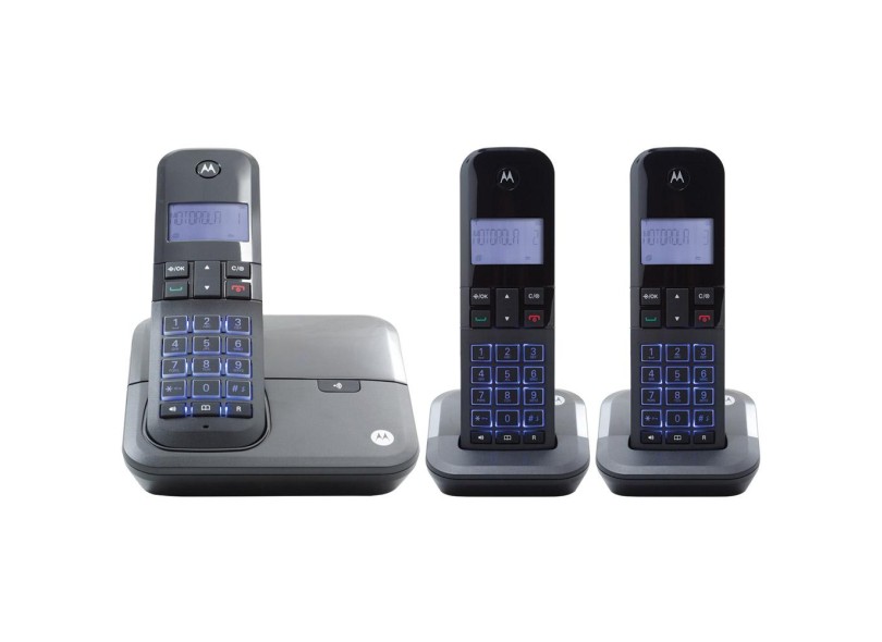 Telefone sem Fio Motorola com 2 Ramais MOTO4000-MRD3