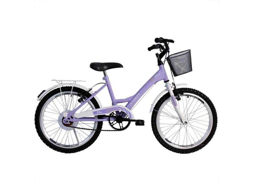 Bicicleta Infantil Feminina Athor Bliss Aro 20 Com Cestinha-Unissex